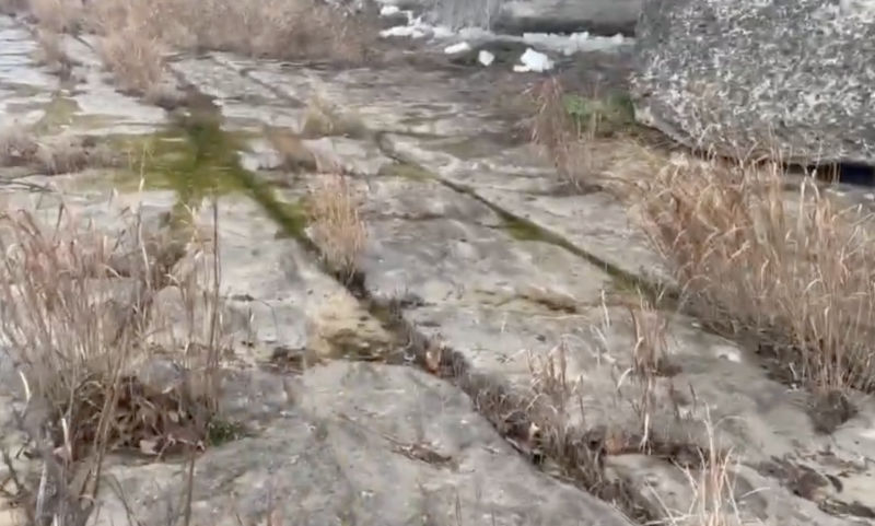 Cart Ruts, Austin TX, USA - from a video by Wandering Wolf